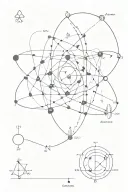 Chemical physics. formulas of classical physics, quantum physics, astronomy molecules of adrenaline the atom element of labora tattoo design idea