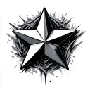 Star tattoo design idea