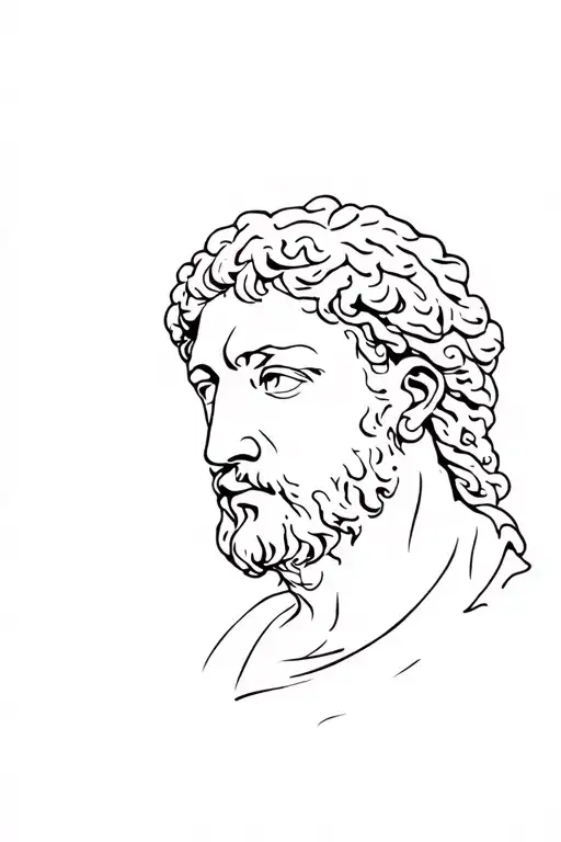Stoicism virtues marcus aurelius tattoo design idea