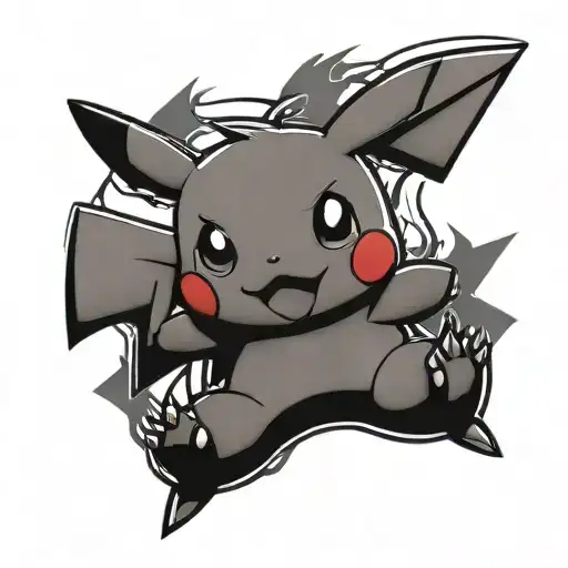 cute pokemon pikachu pokemon tattoo design idea