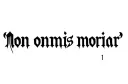 "non omnis moriar" tattoo design idea