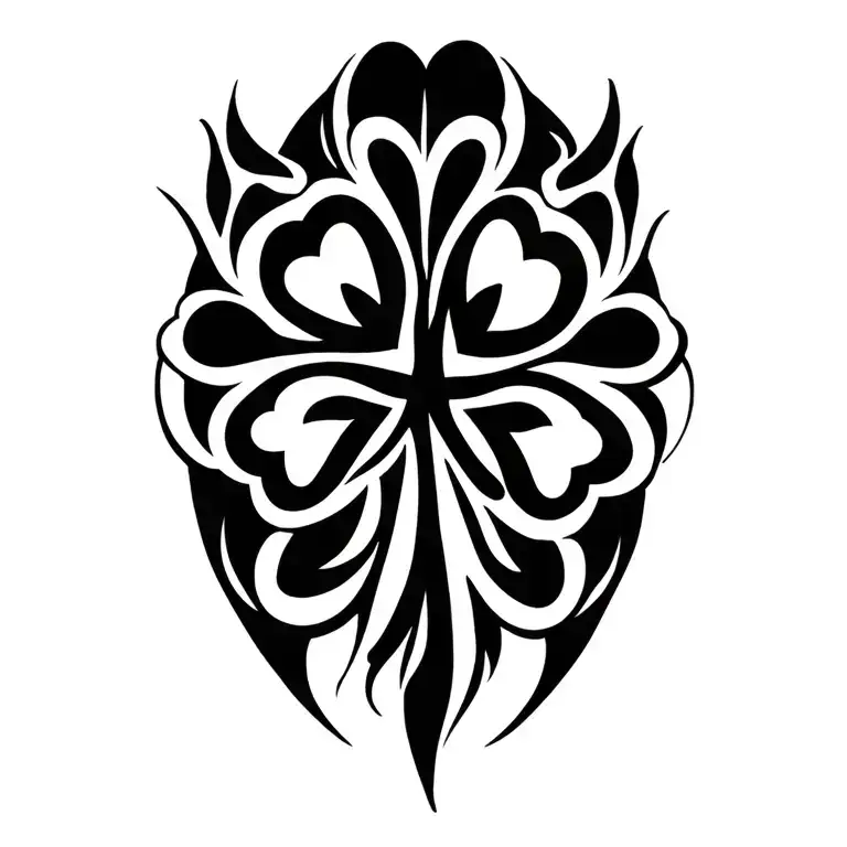 marijuana 4 leaf clover tattoo inspired tattoo design idea