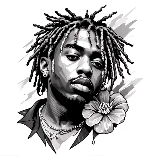 Juice WRLD 999 tattoo design idea