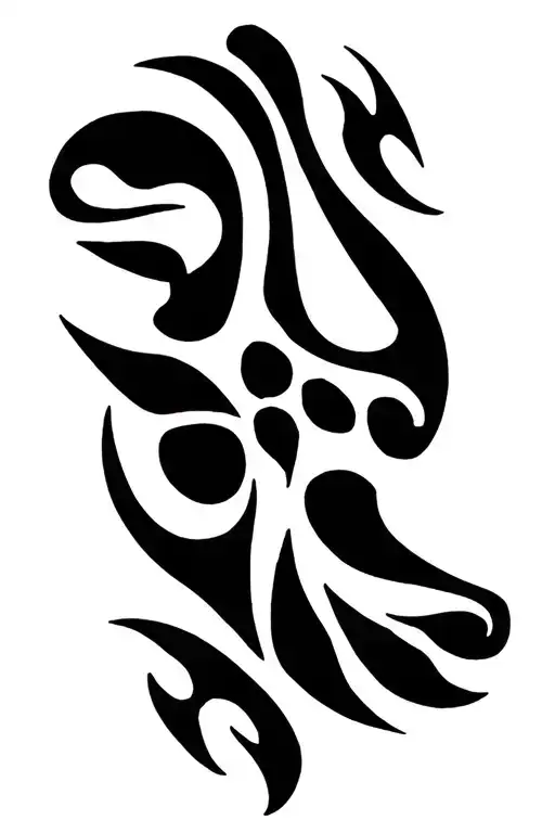 bear paw left hand tattoo design idea