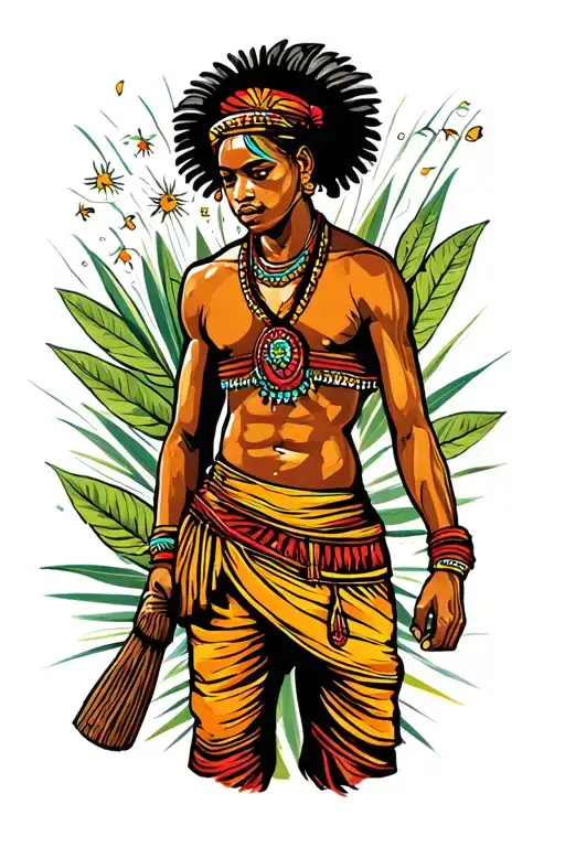 Capoeira Angola tattoo design idea