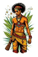 Capoeira Angola tattoo design idea