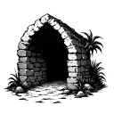 Empty Tomb tattoo design idea