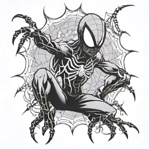 phantom troupe spider tattoo design idea