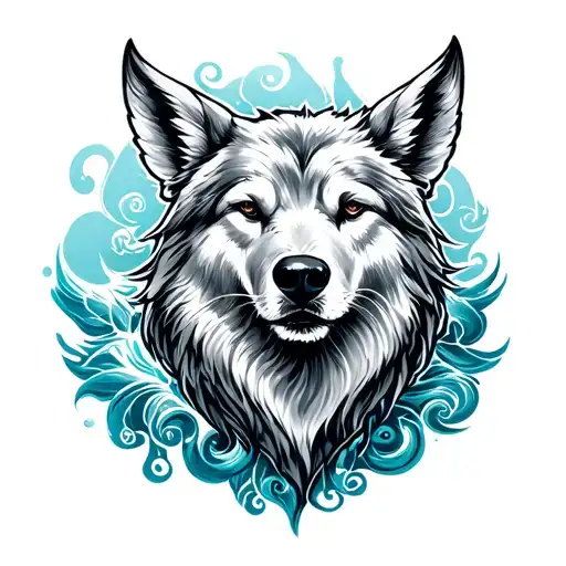 Glacier tattoo design idea