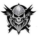 Warhammer 40k black templars tattoo design idea
