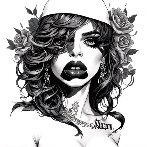 Slut tattoo design idea