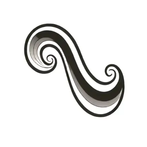 Filler Wave Patterns tattoo design idea