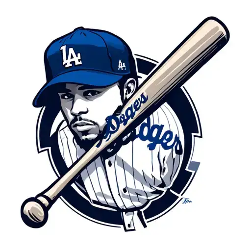 At Dodgers tattoo design idea
