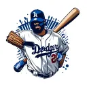 At Dodgers tattoo design idea