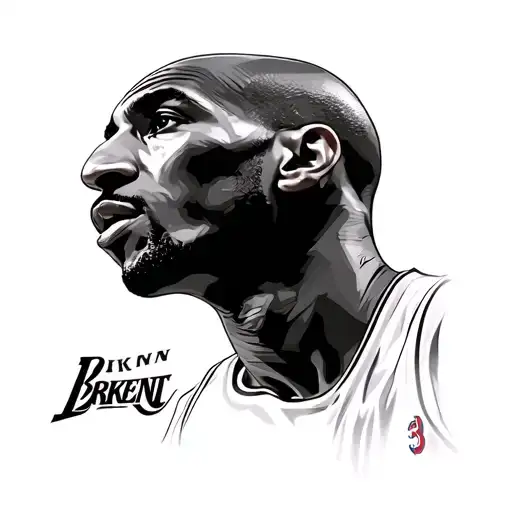 kobe bryant logo tattoo design idea