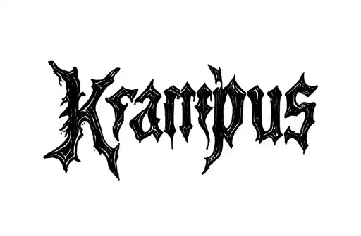 "Krampus" tattoo design idea