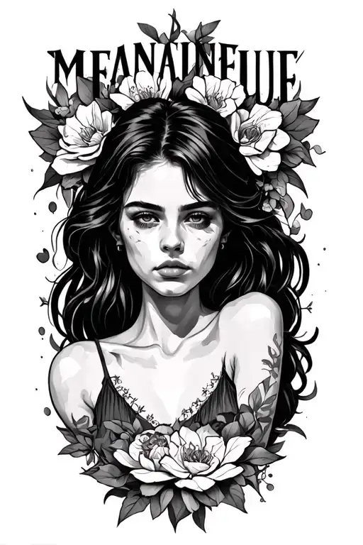 meaningful  low self confidence tattoo design idea