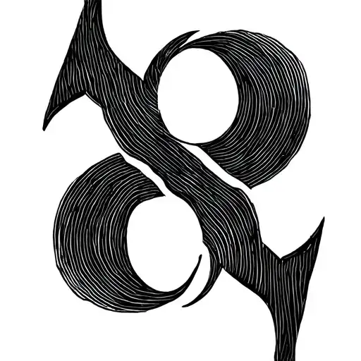 stoic symbol tattoo design idea