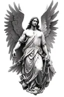 archangel Gabriel tattoo tattoo design idea