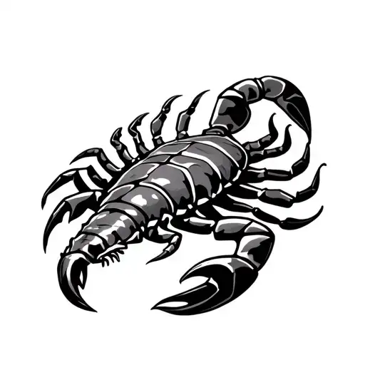 Tribal Scorpion tattoo design idea