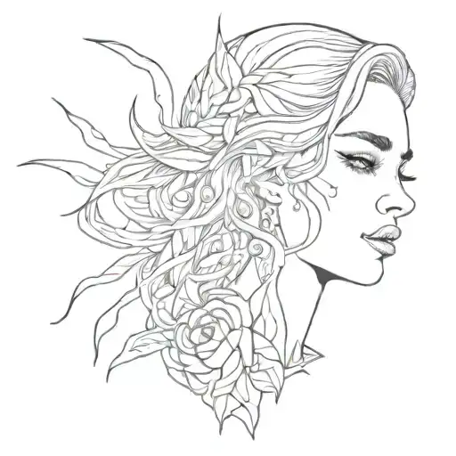 alexis pronoun tattoo design idea