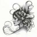 Gypsy tattoo design idea