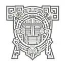 Mayan artifacts tattoo design idea