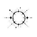 gemini aquarius constellation merging tattoo design idea