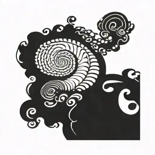 Uzumaki Spiral Junji Ito tattoo design idea