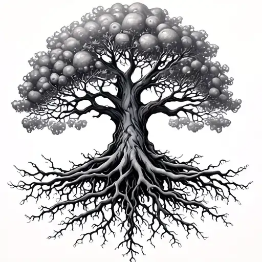 According to the explanations of this, the design of the Darwin Evolution Tree Structure: Roots: · DNA strands complex · Bacteria and Bacteria tattoo design idea