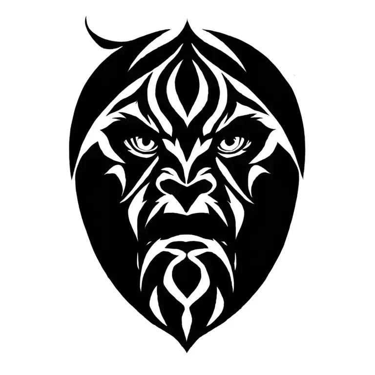 Tarzan tattoo design idea