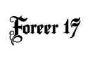 "Forever 17" tattoo design idea