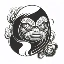 Daruma tattoo design idea