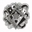 Gambit Cards tattoo design idea