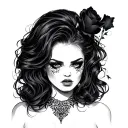 Slut tattoo design idea