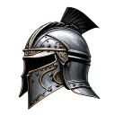 Gladiator helmet tattoo design idea