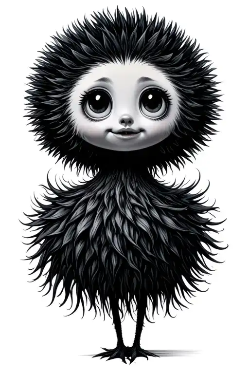 soot sprite tattoo design idea