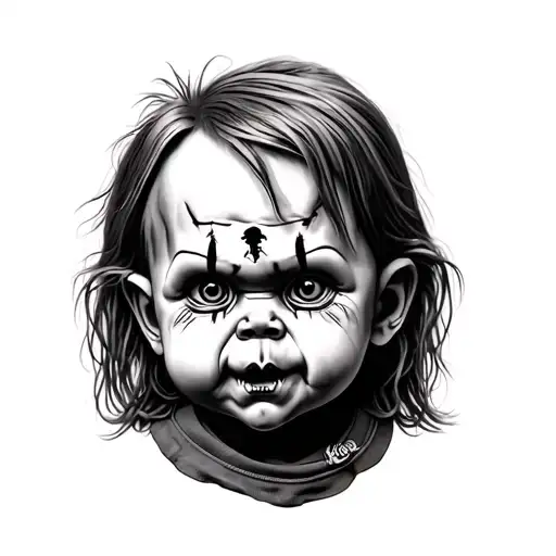 Chucky tattoo design idea