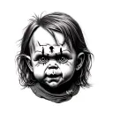 Chucky tattoo design idea