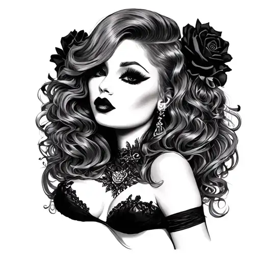 Slut sissy tattoo design idea