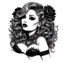 Slut sissy tattoo design idea