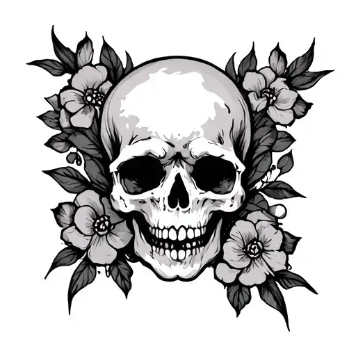 traditional tattoo irreverent thigh tattoo design idea