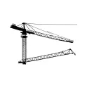 "Cranes in the sky" construction cranes tattoo design idea