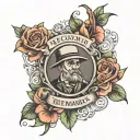 fathers memorial tattoo tattoo design idea