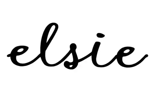 "elsie" tattoo design idea