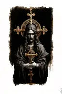 gothic catholic tattoo tattoo design idea