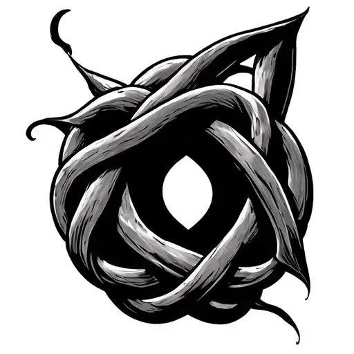 Witches Knot tattoo design idea