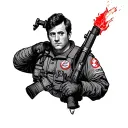 ghostbusters peter venkman tattoo design idea