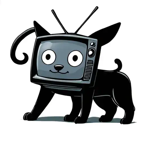 bluey tv show tattoo design idea