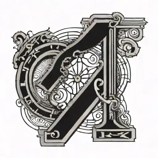 1971 Roman Numerals tattoo design idea